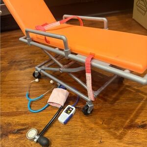 Our Generation Stretcher with accessories